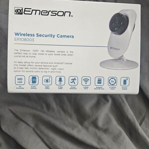 Emerson White Wireless Security Camera